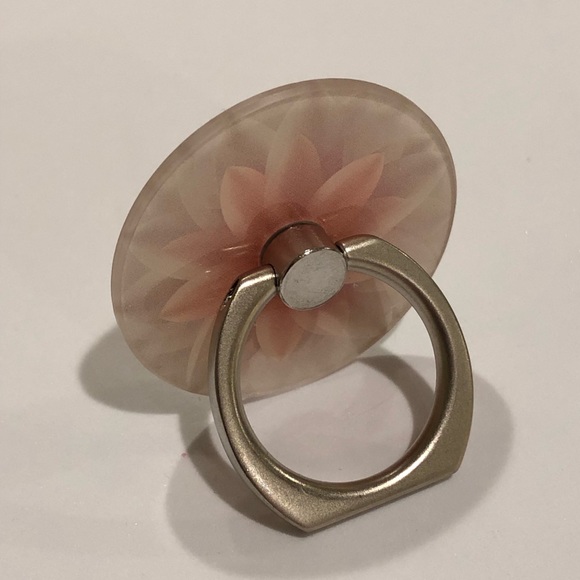 Accessories - Pink FLOWER Novelty Phone Ring